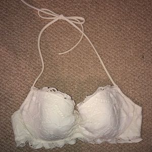 Victoria’s Secret White Lace Bikini Top